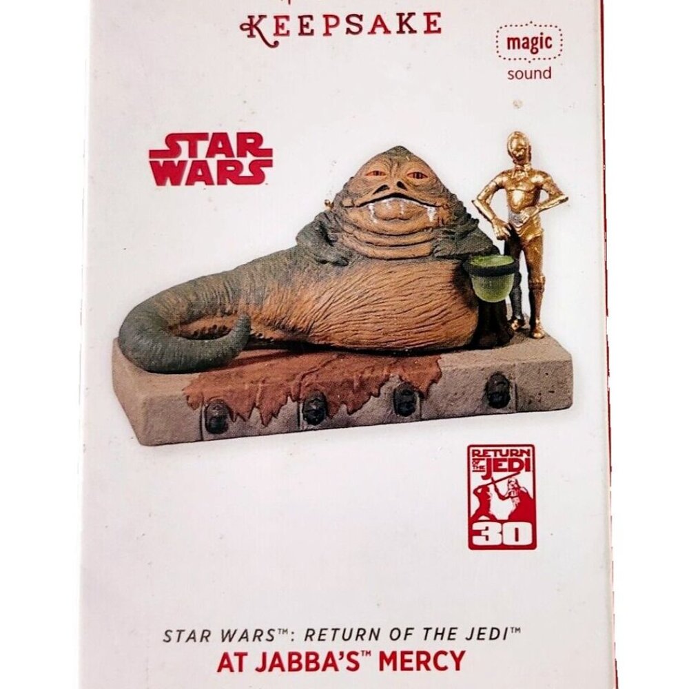Hallmark Keepsake Star Wars Jabba The Hutt Return Of The Jedi Magic Sound Motion